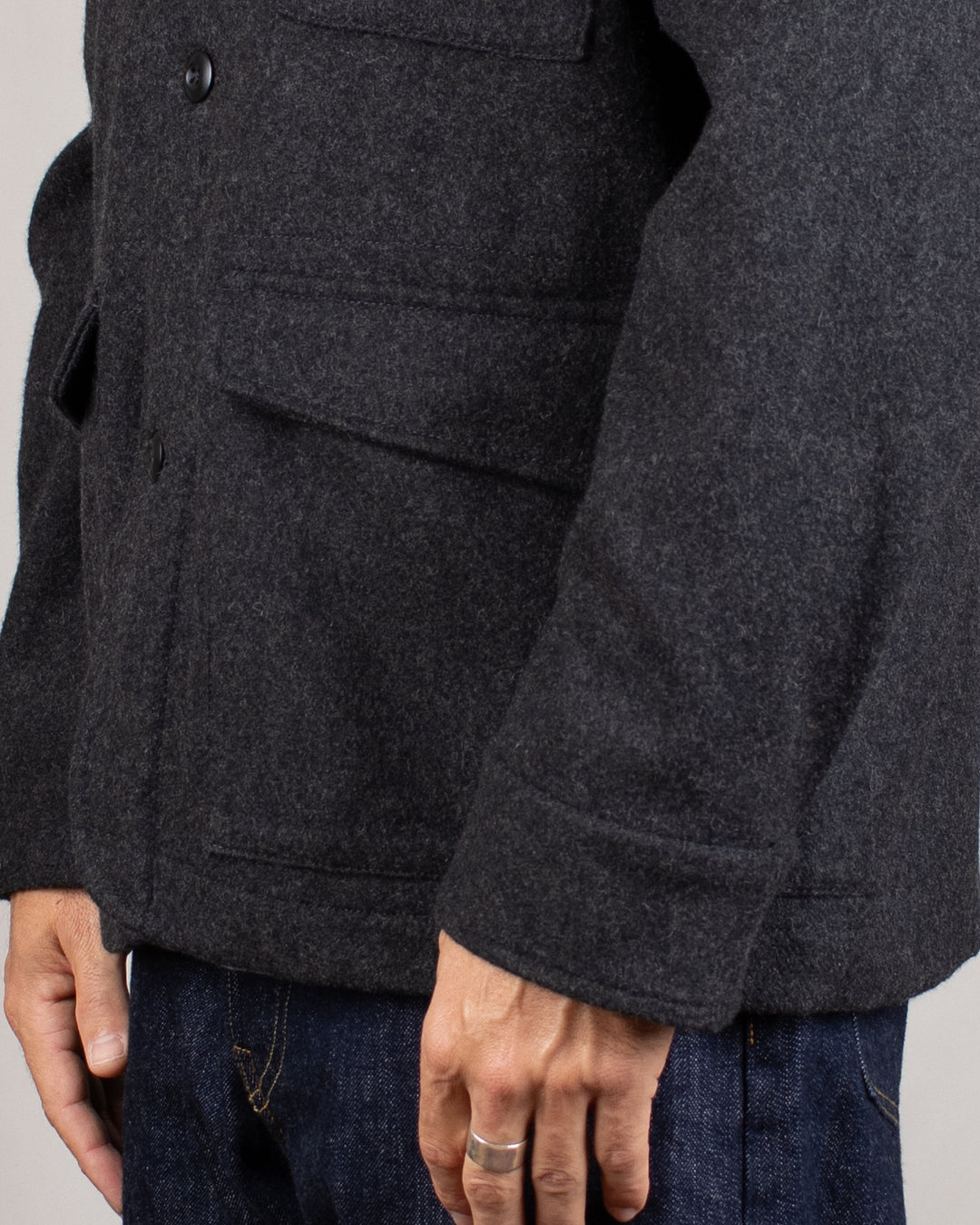 Mowbray Heavy Duty Jacket Grey Marl