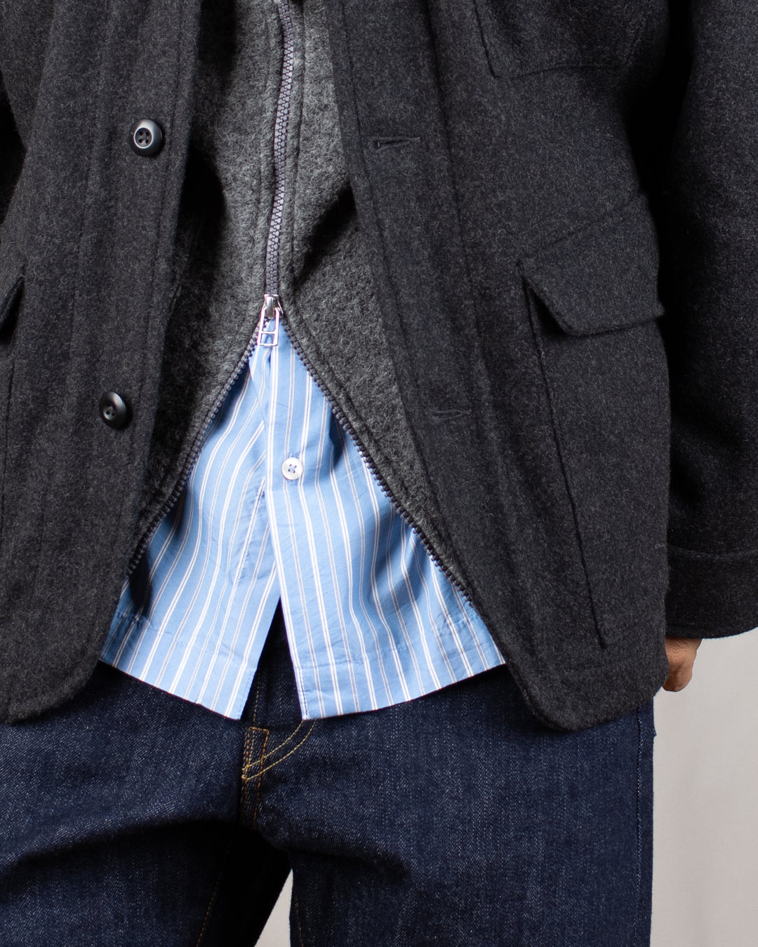 Mowbray Heavy Duty Jacket Grey Marl