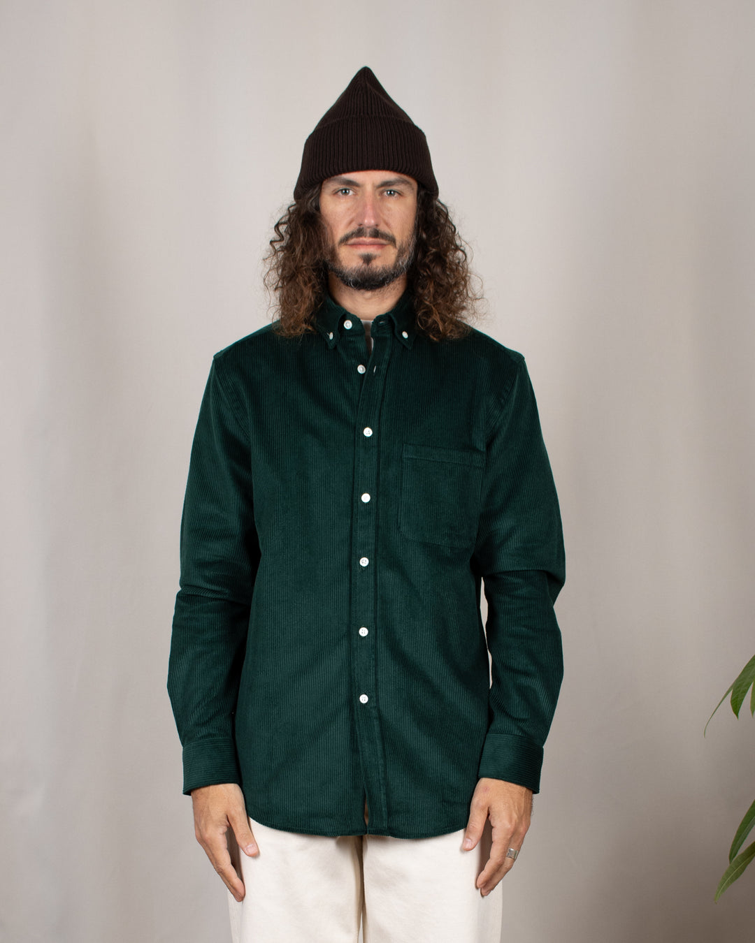Lobo Corduroy Shirt Green