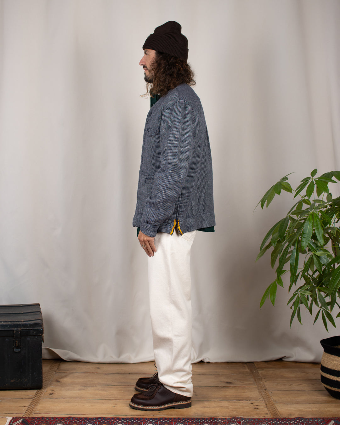 N°179 Baseball Long Sleeve Jacket Blue