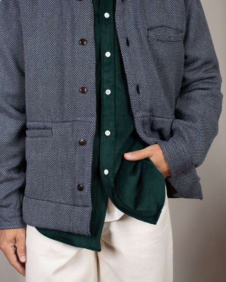 N°179 Baseball Long Sleeve Jacket Blue