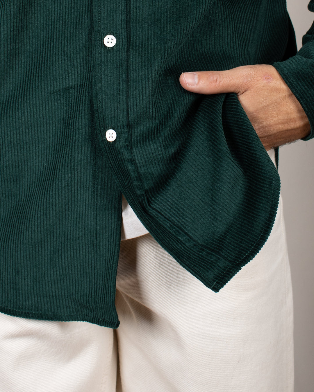 Lobo Corduroy Shirt Green