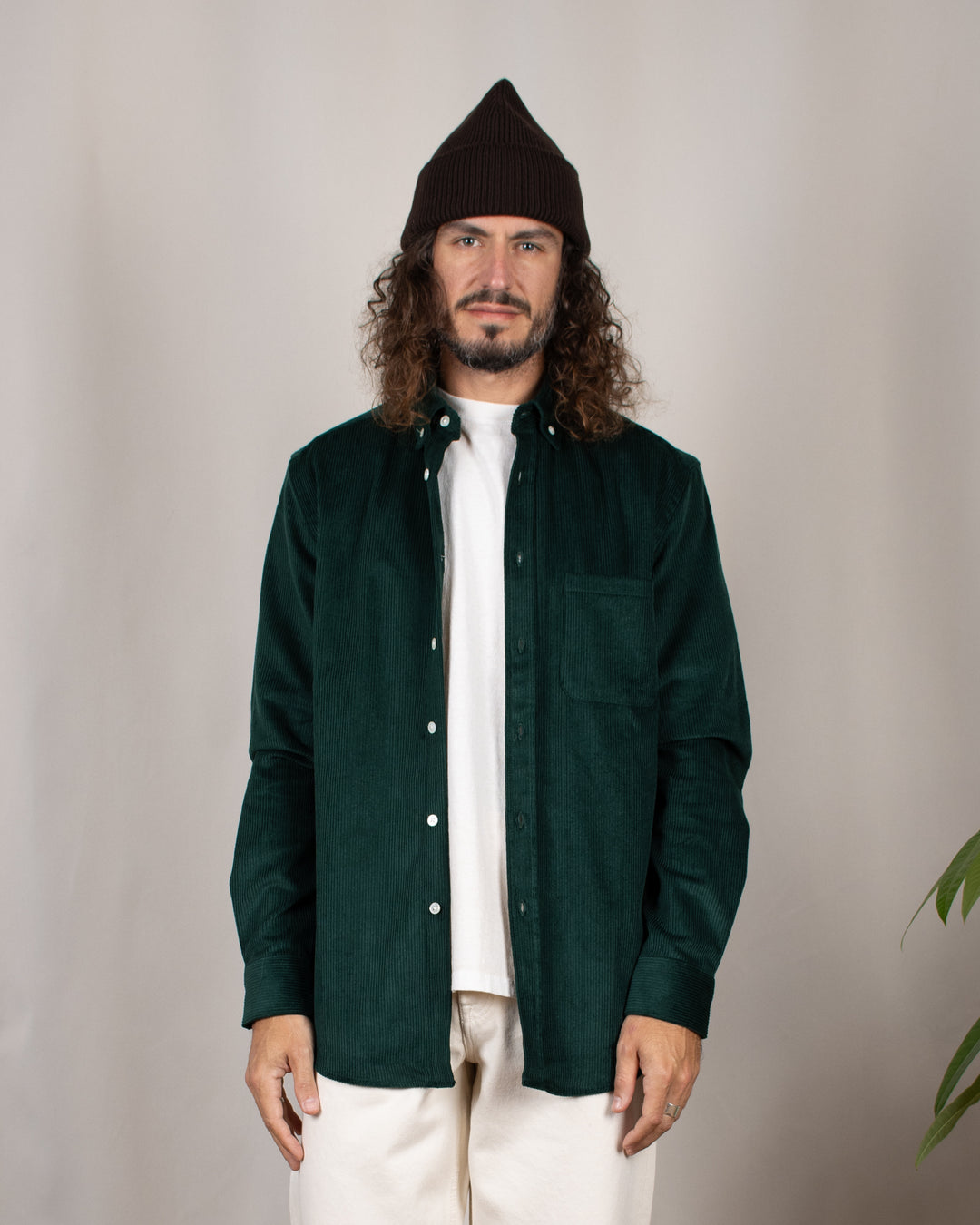 Lobo Corduroy Shirt Green