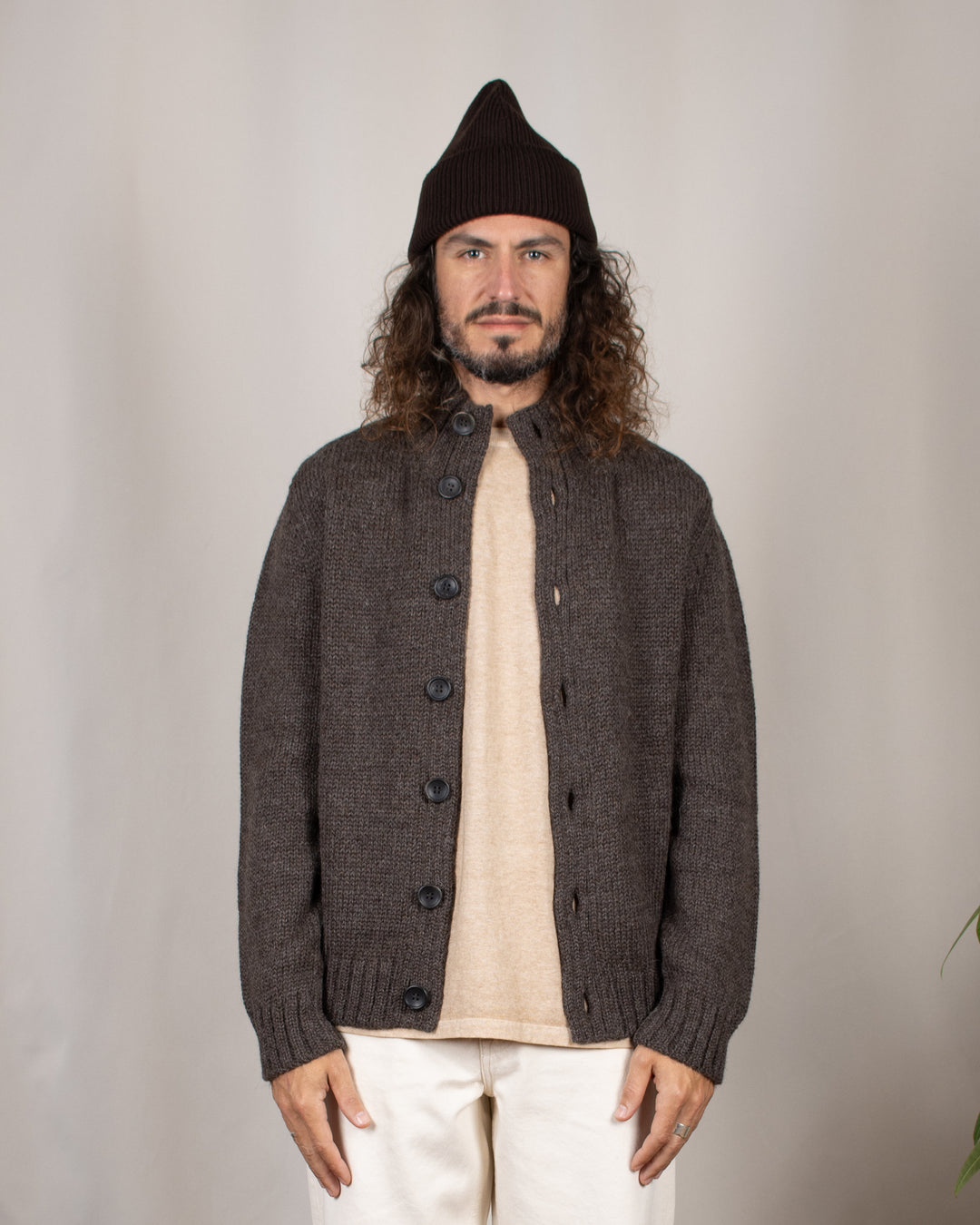 Blouson Boutons Alpaga Cayenne