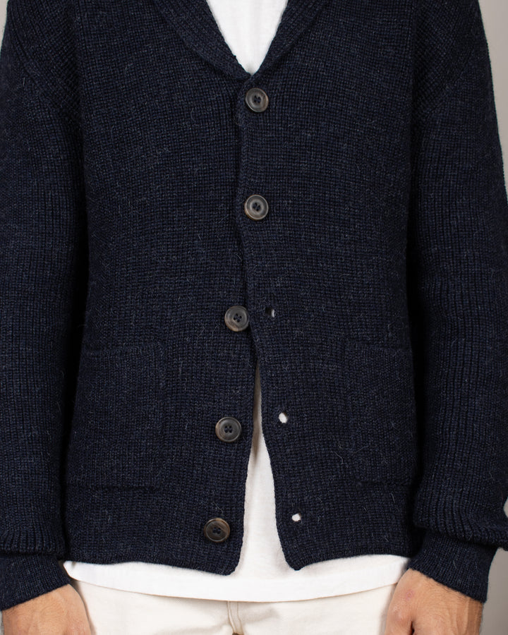 Cardigan Xaben Alpaga Blue Black