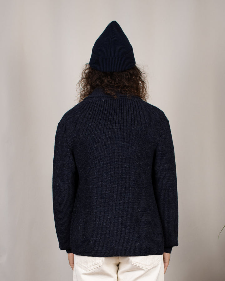 Cardigan Xaben Alpaga Blue Black