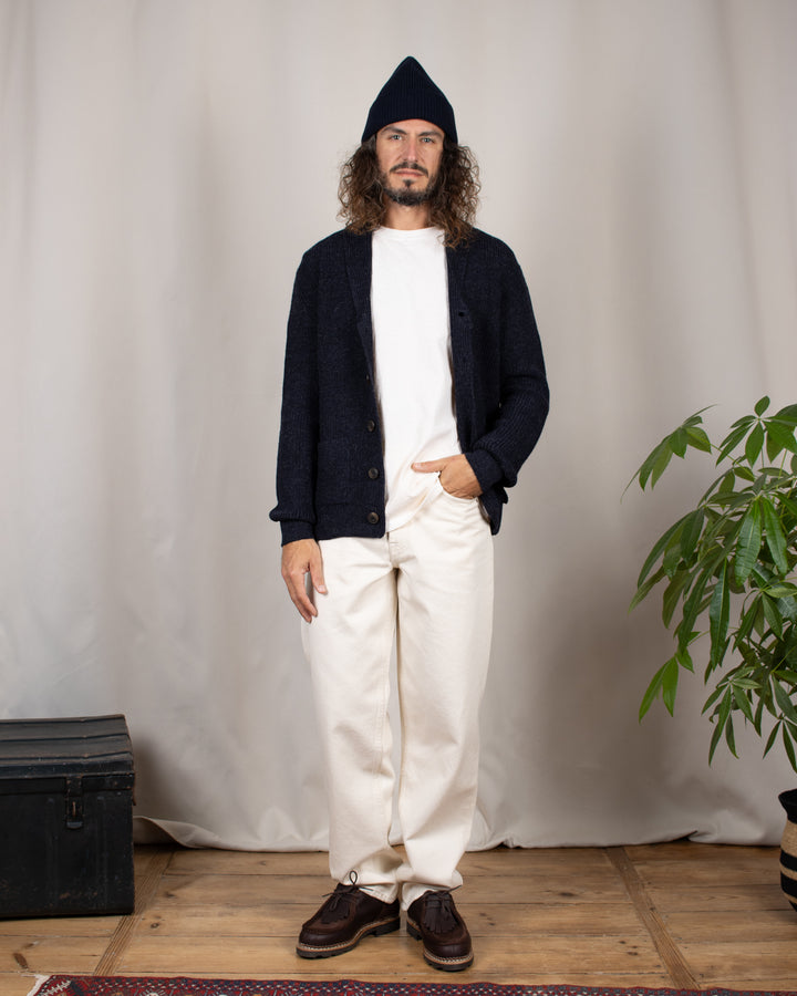 Cardigan Xaben Alpaga Blue Black