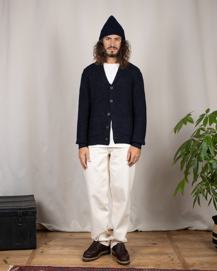 Cardigan Xaben Alpaga Blue Black