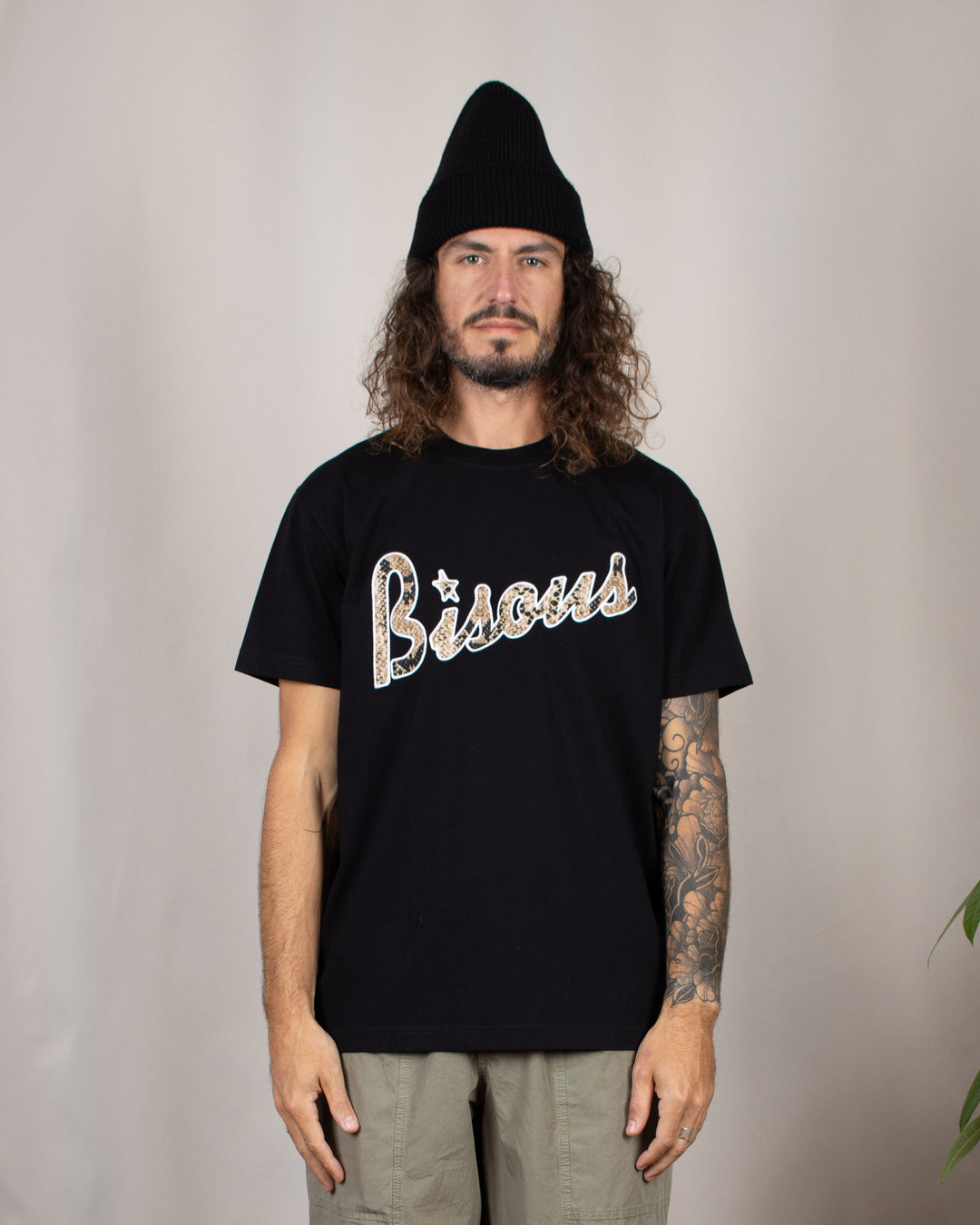 T-shirt Lounge Snake Black