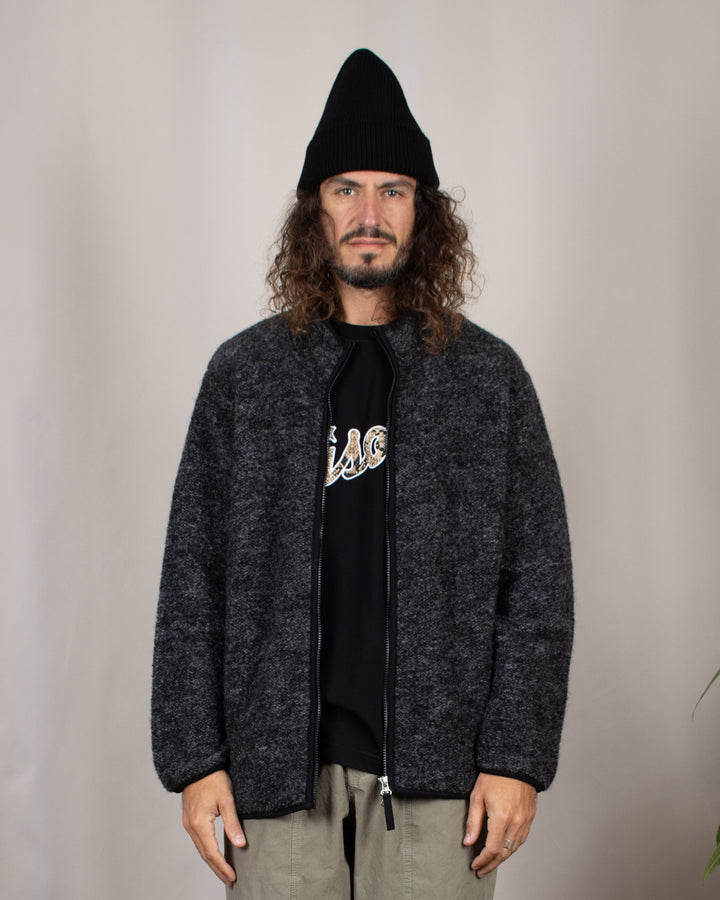 Climbing Jacket Six Wool Fleece Black