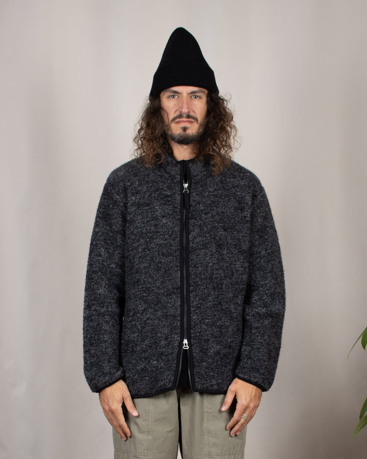 Climbing Jacket Six Wool Fleece Black