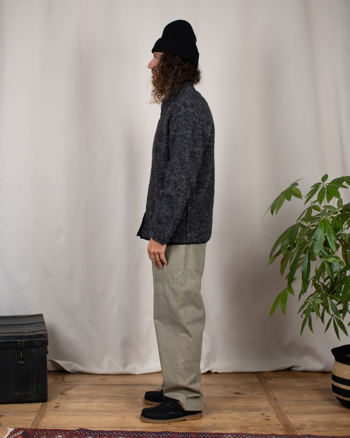 Climbing Jacket Six Wool Fleece Black