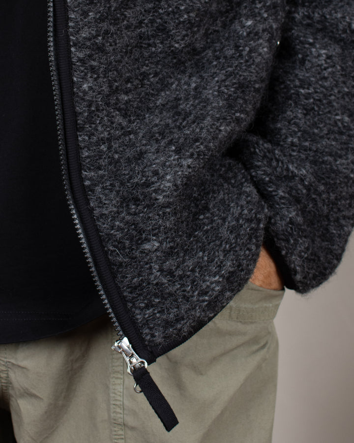 Climbing Jacket Six Wool Fleece Black