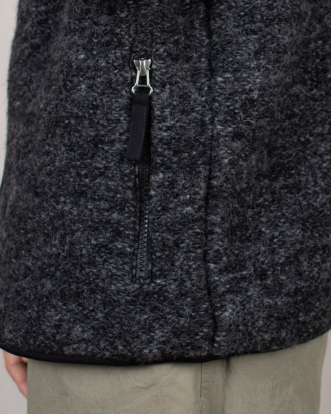 Climbing Jacket Six Wool Fleece Black