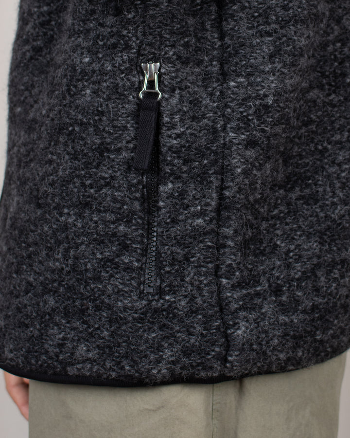 Climbing Jacket Six Wool Fleece Black