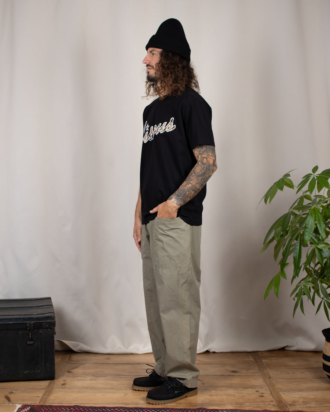 Feather Double Pocket Pant Khaki