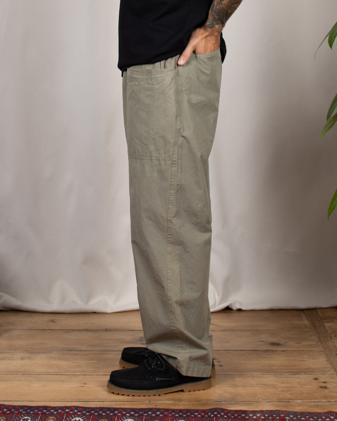 Feather Double Pocket Pant Khaki
