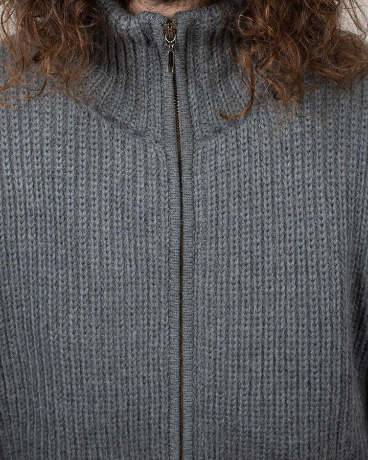 Veste Zip Alpaga Gris Lobo