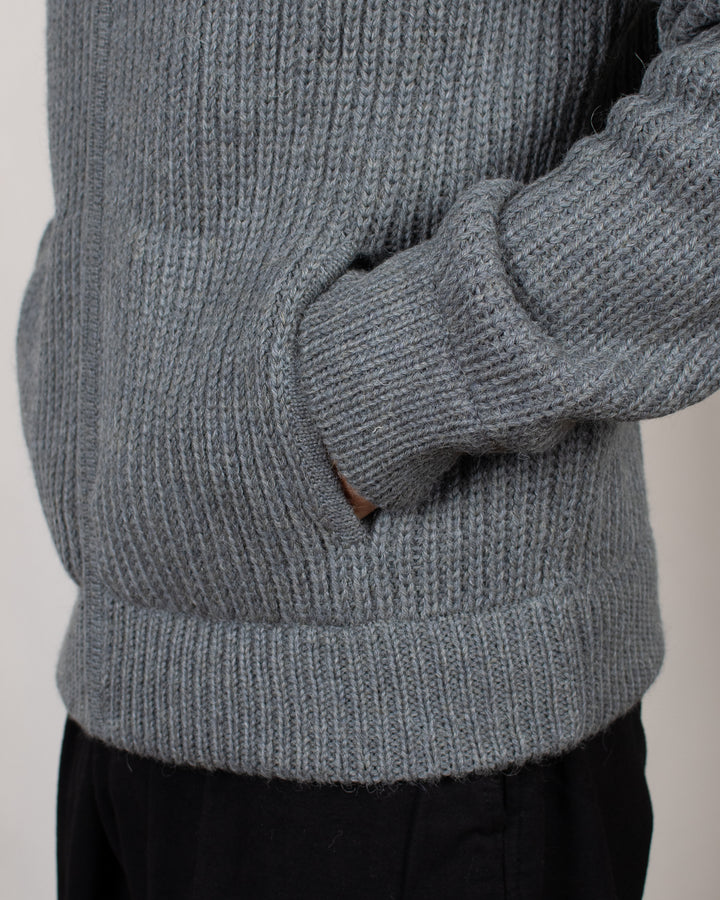 Veste Zip Alpaga Gris Lobo