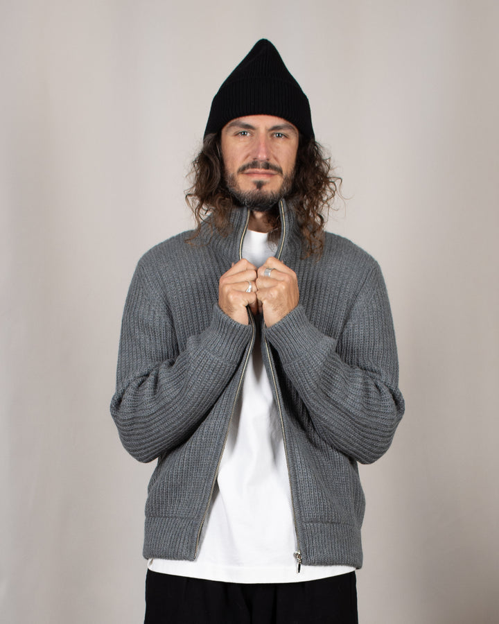 Veste Zip Alpaga Gris Lobo