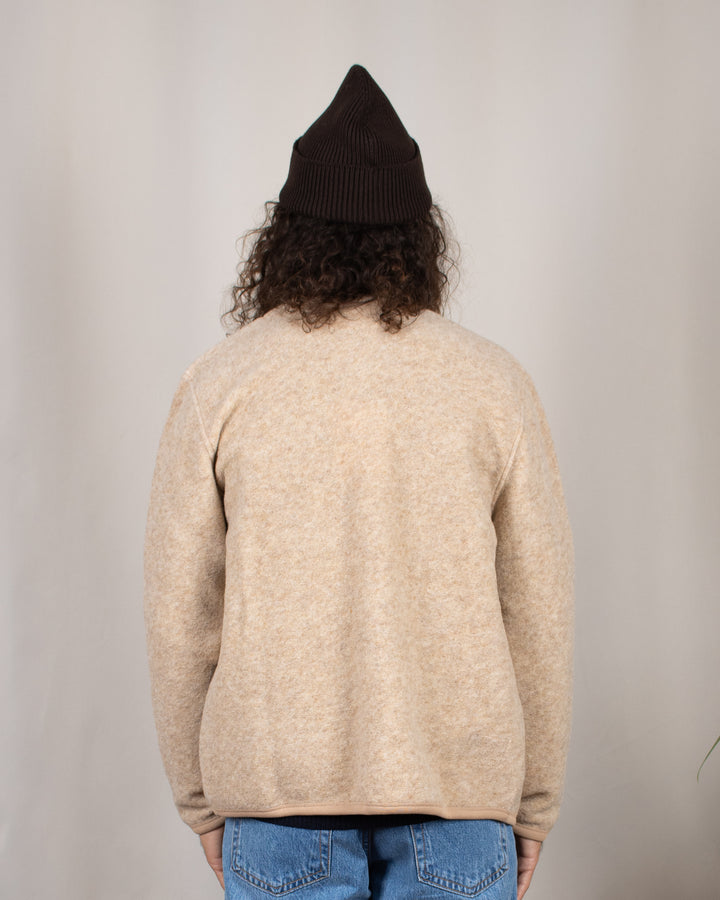 Cardigan Wool Fleece Fawn