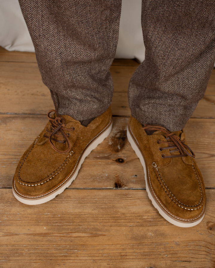 Egon Cognac Hairy Suede