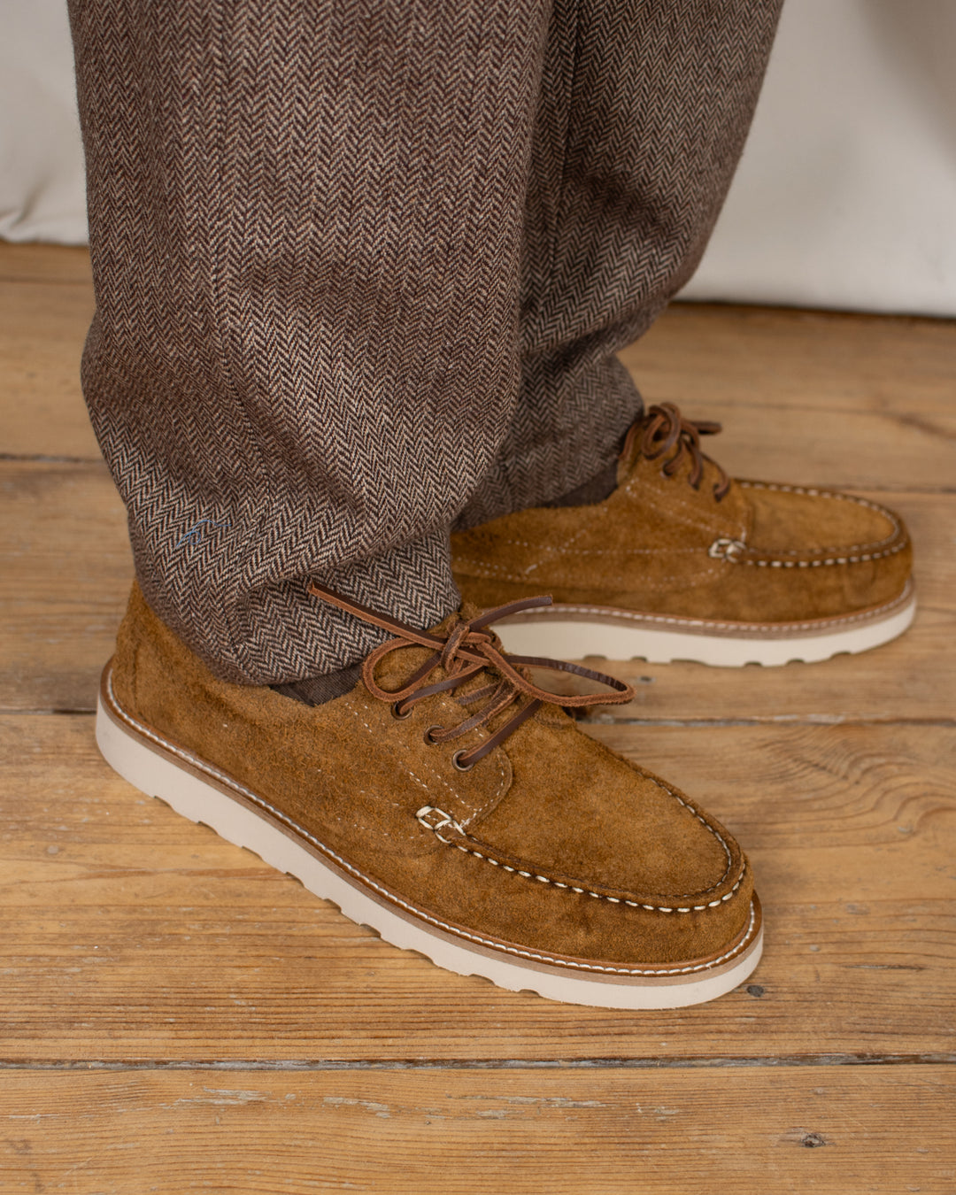 Egon Cognac Hairy Suede