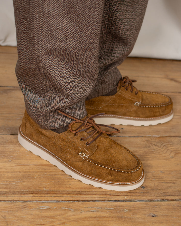 Egon Cognac Hairy Suede