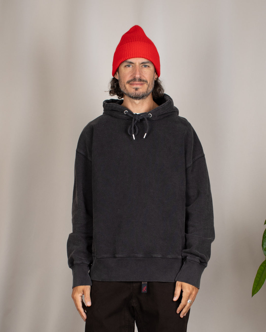 Hoodie Heavy Sweater Faded Black