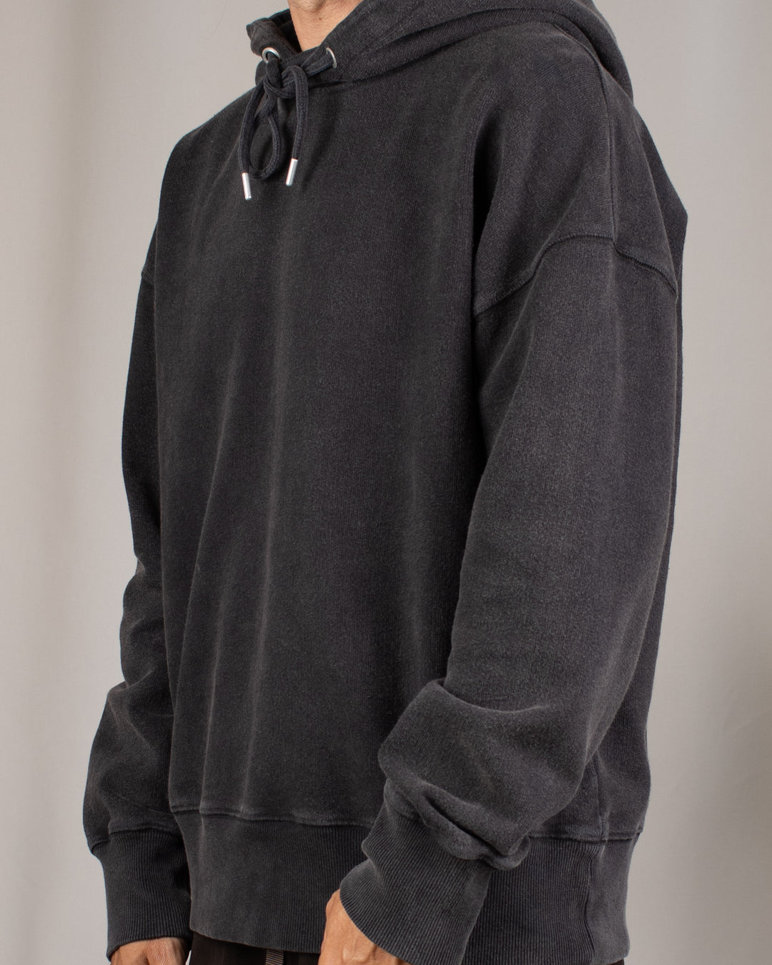 Hoodie Heavy Sweater Faded Black