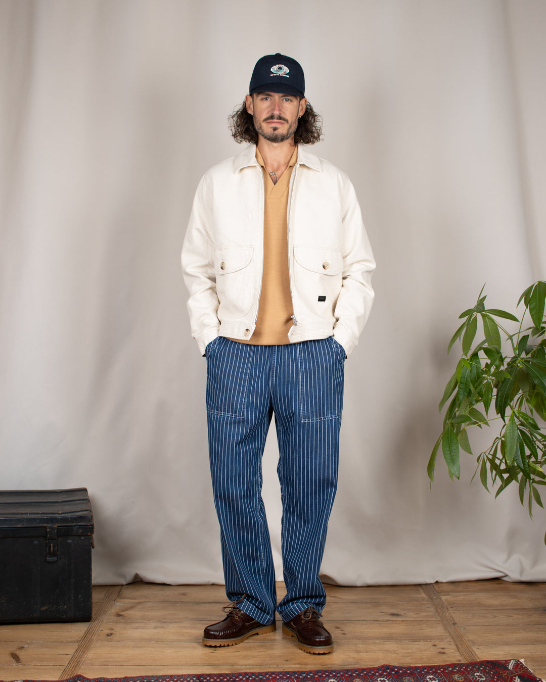 Pintstripes Denim Chef Pants Indigo