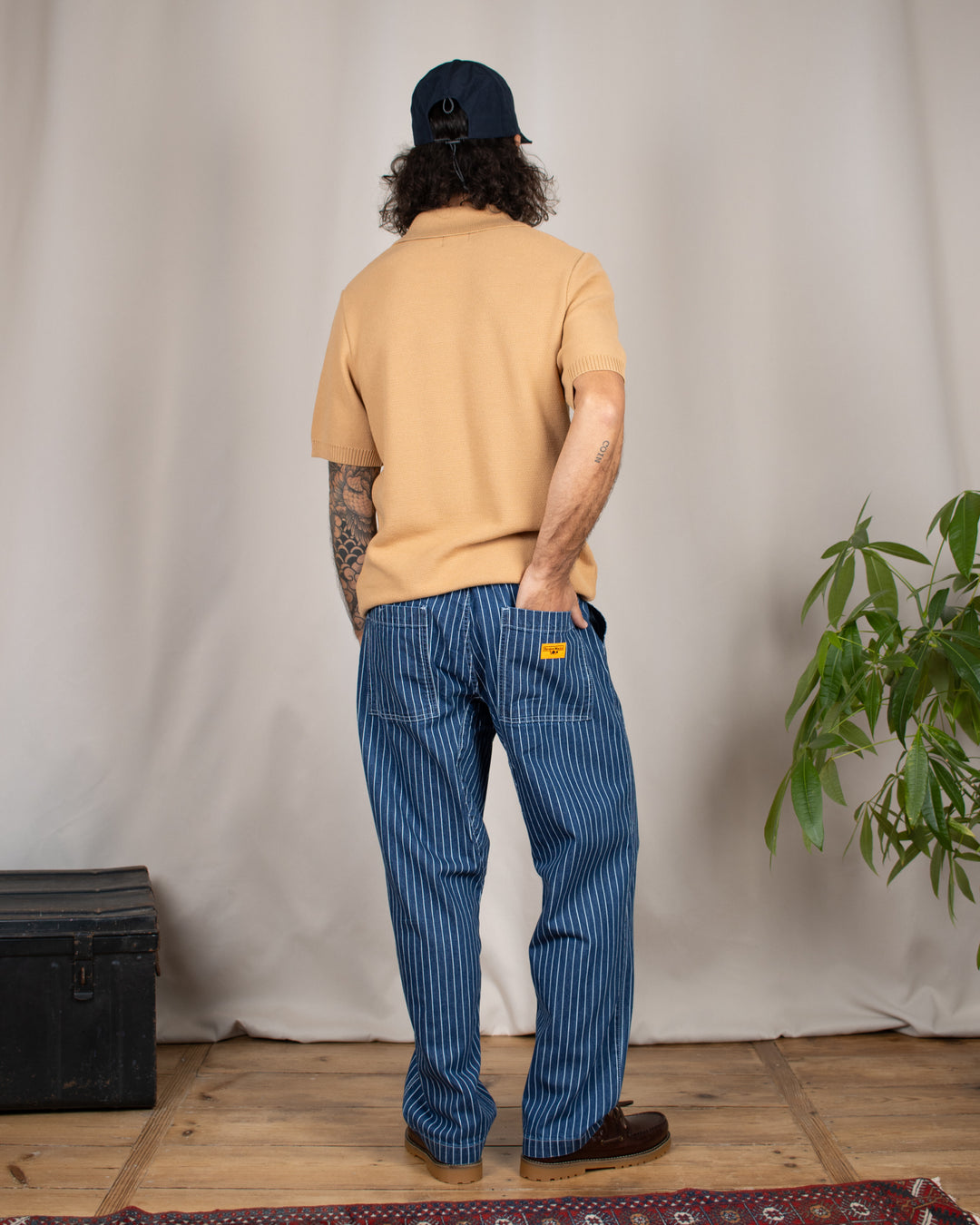 Pintstripes Denim Chef Pants Indigo