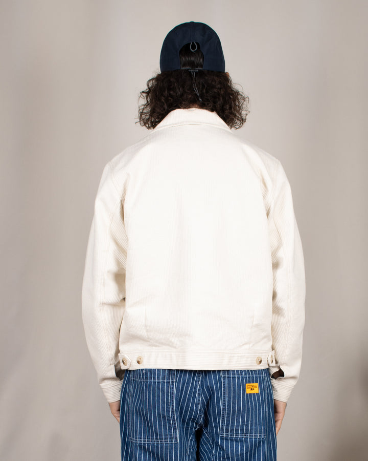 Work Jacket Seersucker Natural