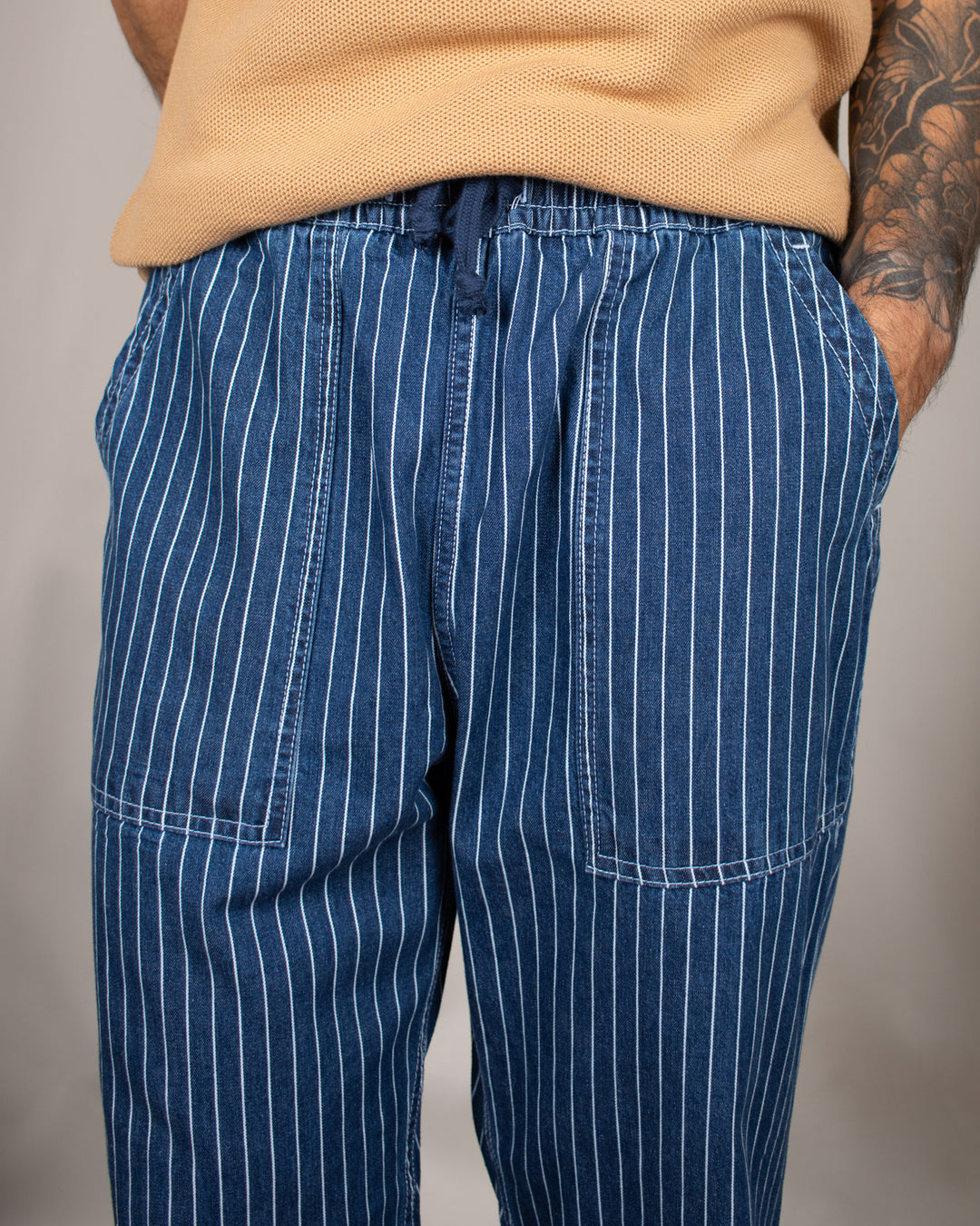 Pintstripes Denim Chef Pants Indigo