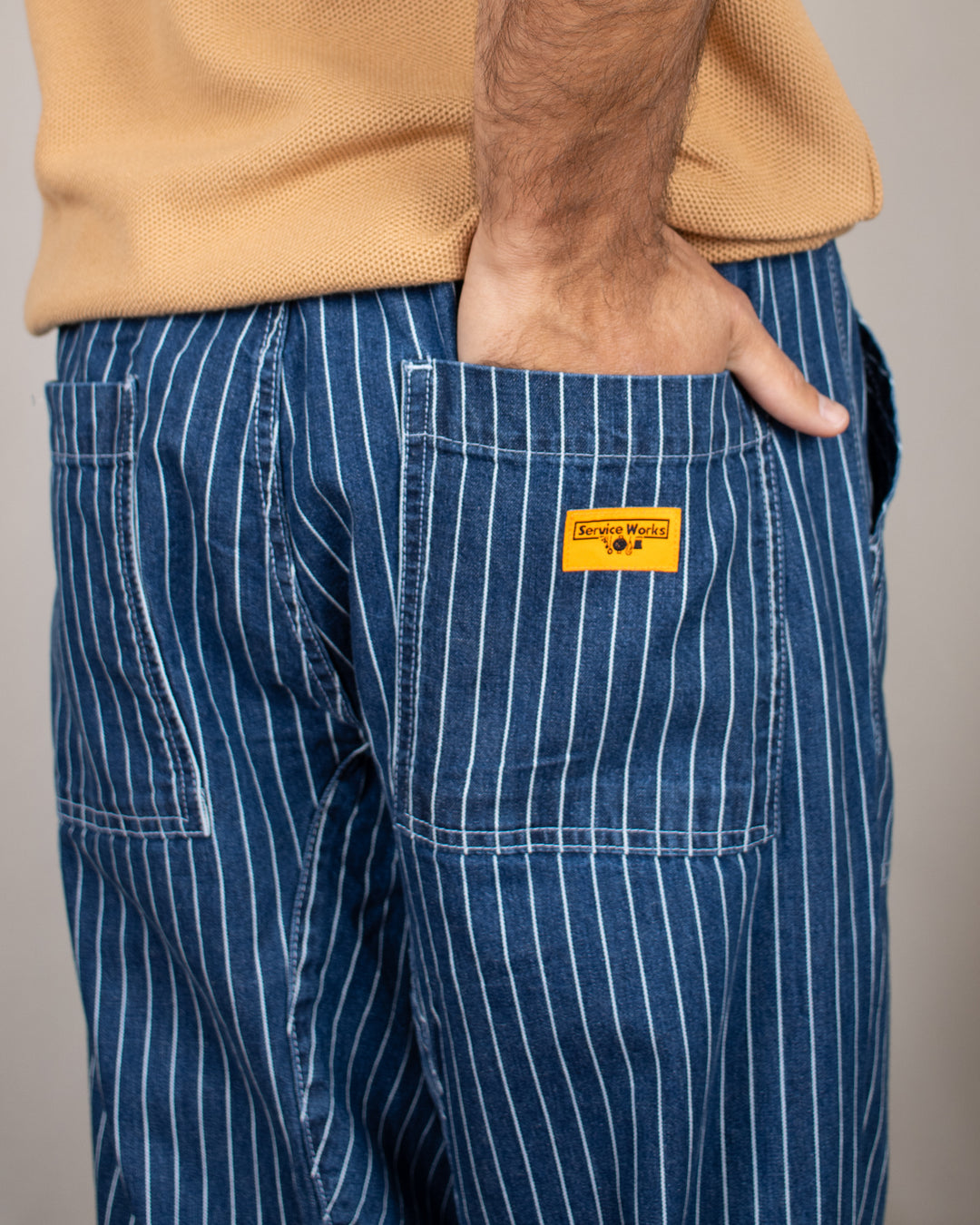 Pintstripes Denim Chef Pants Indigo