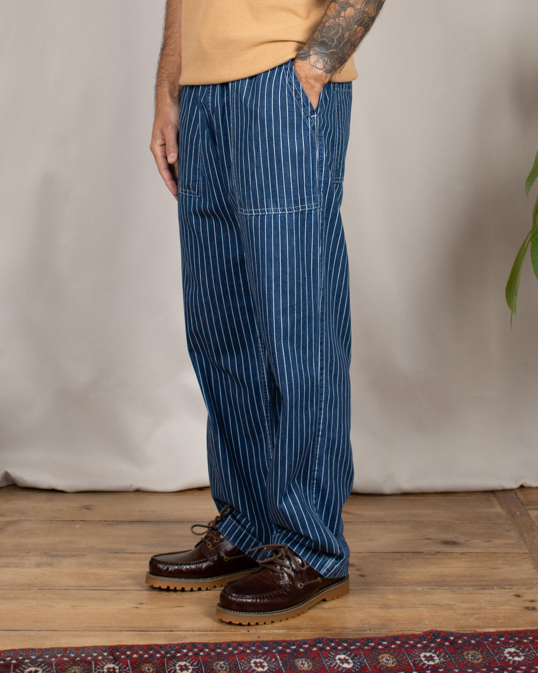 Pintstripes Denim Chef Pants Indigo