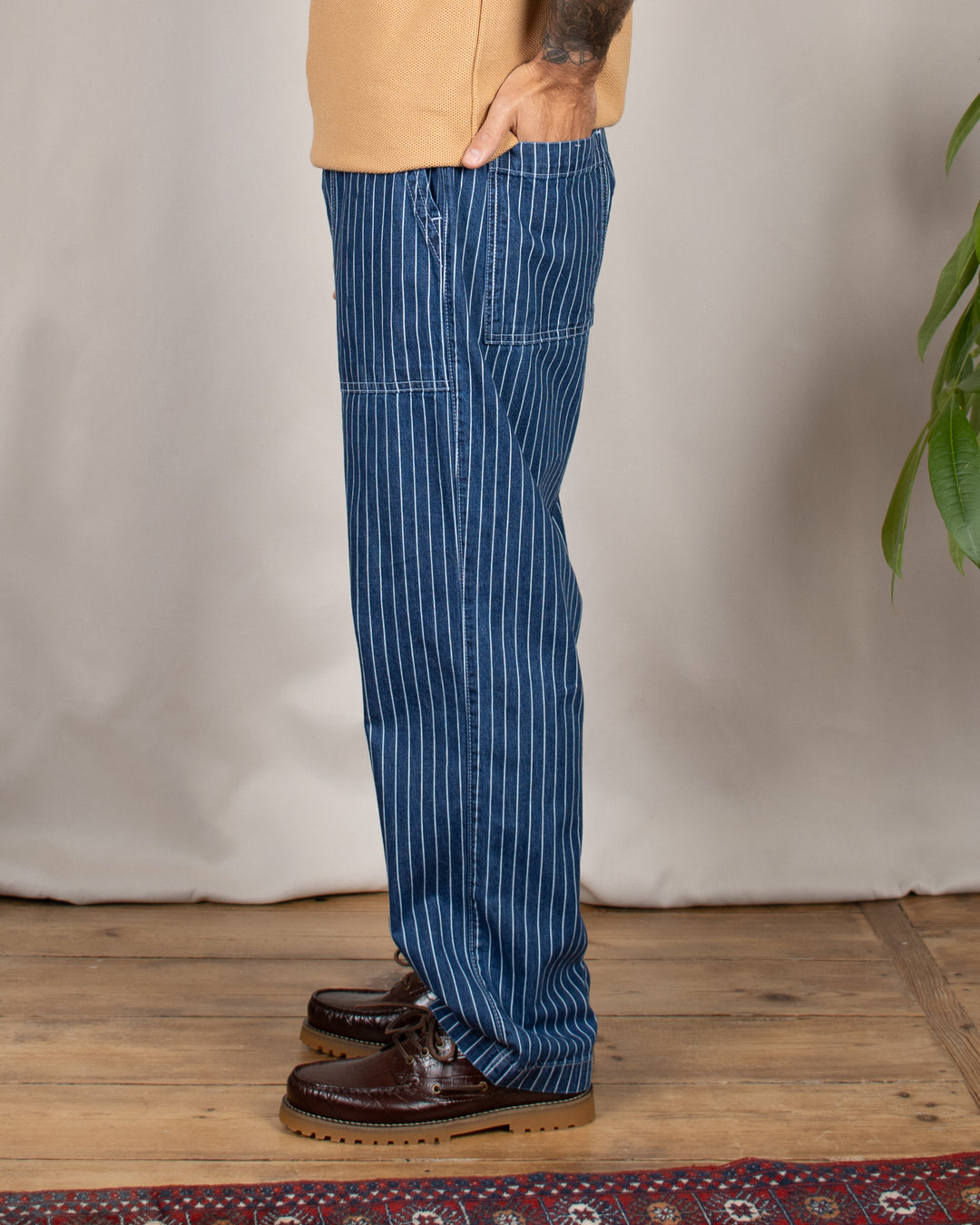 Pintstripes Denim Chef Pants Indigo