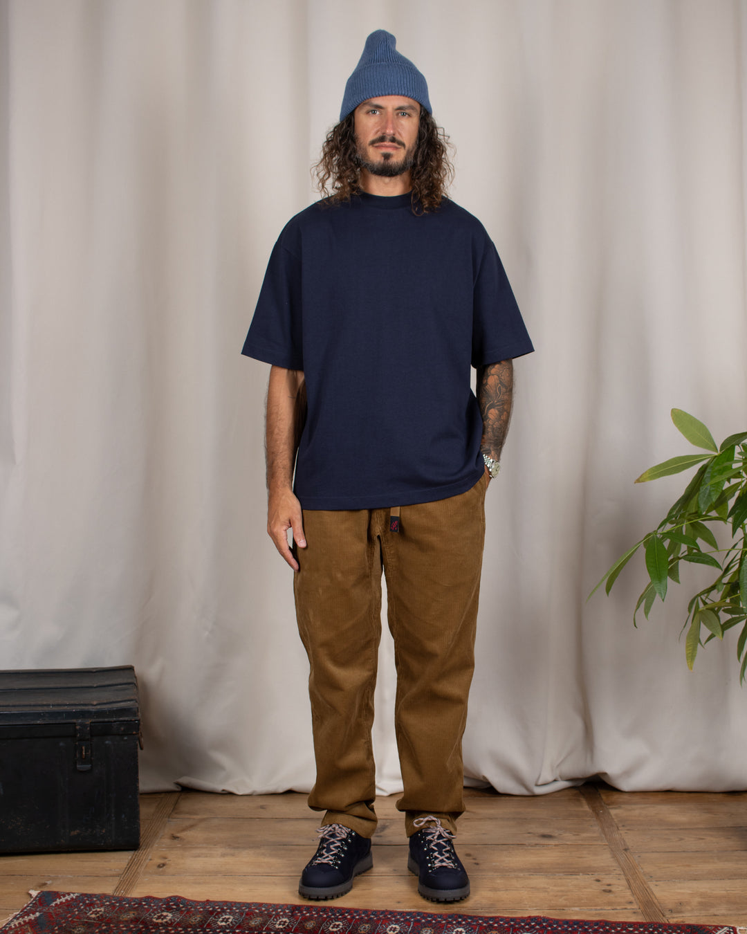 Heavy Oversize Tee Navy