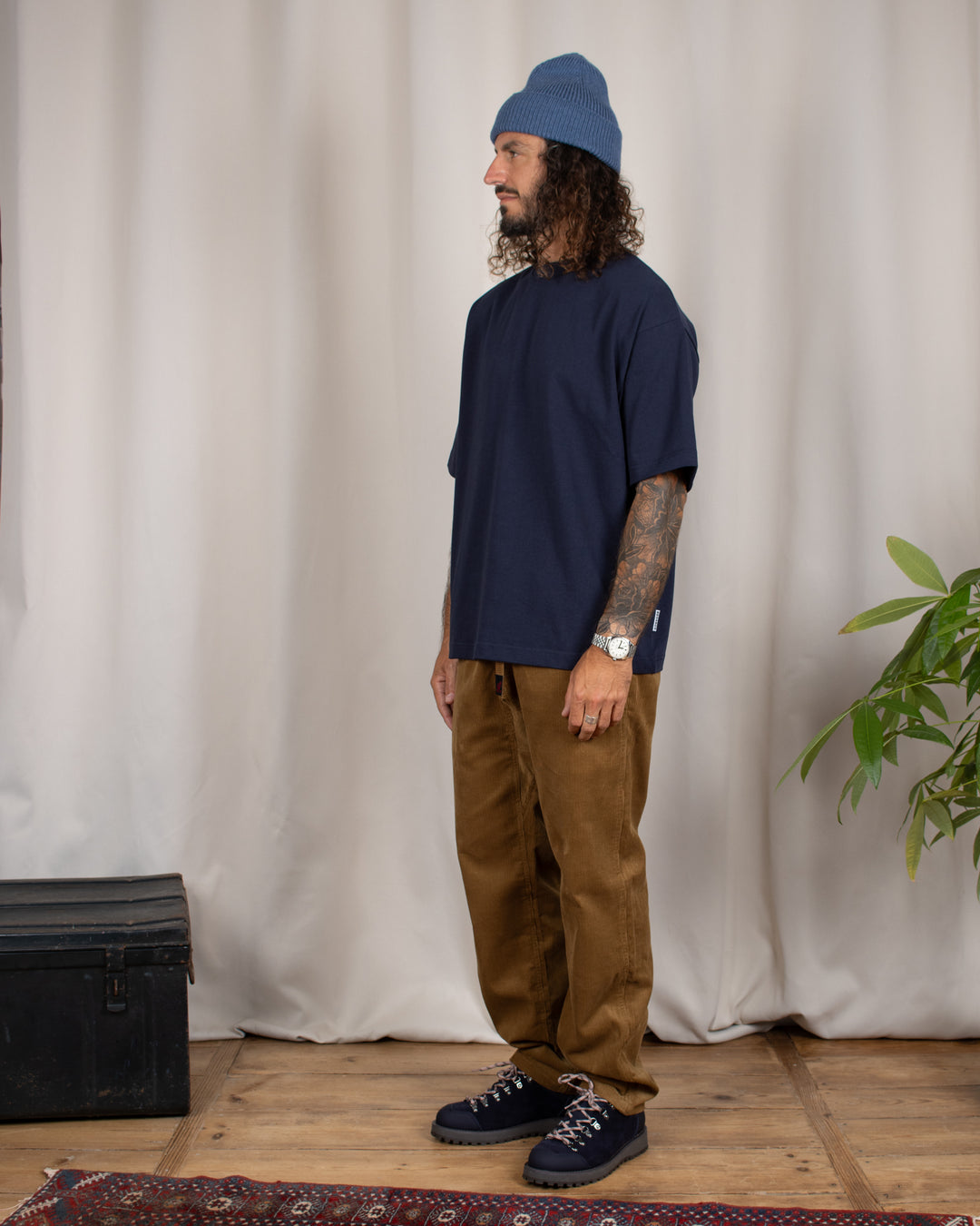 Heavy Oversize Tee Navy