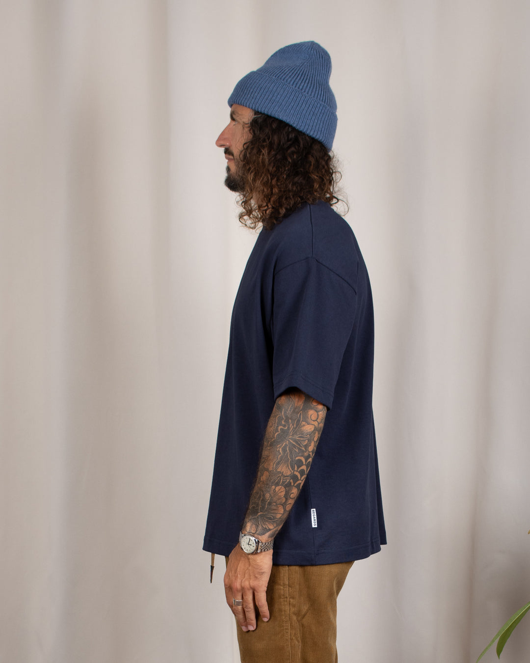 Heavy Oversize Tee Navy