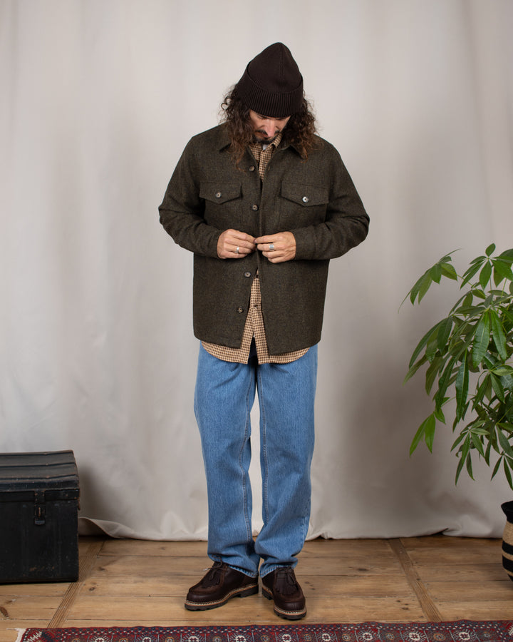 Wool Field Overshirt Forest