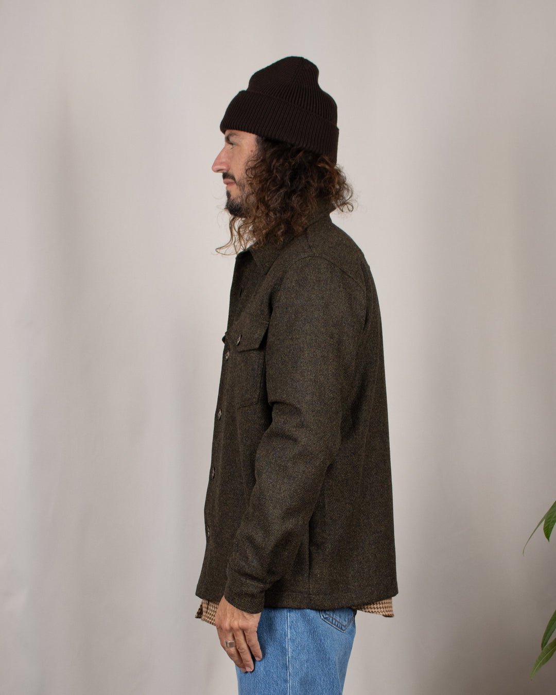 Wool Field Overshirt Forest