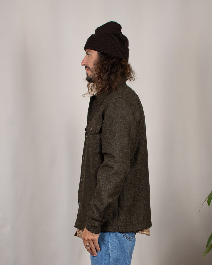 Wool Field Overshirt Forest