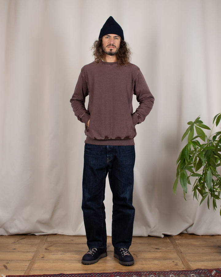 Heavy Crew Sweat P-Bordeaux