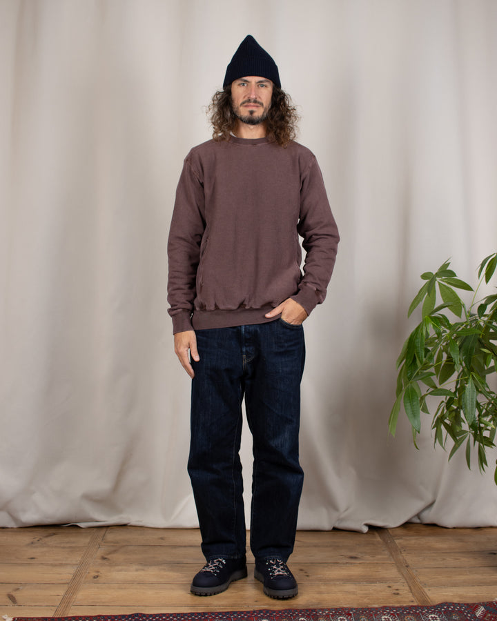 Heavy Crew Sweat P-Bordeaux