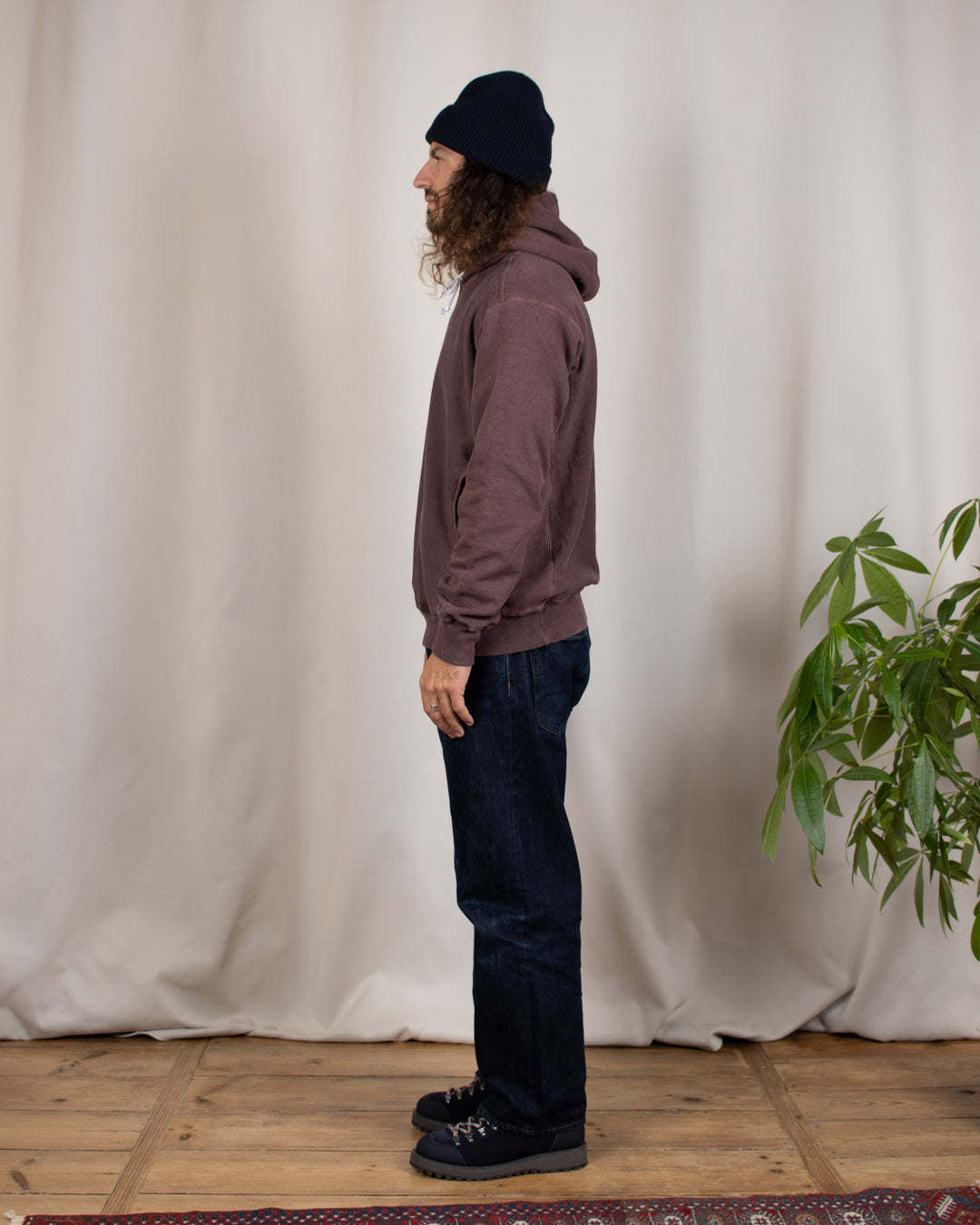 Heavy Pullover Hood Sweat P-Bordeaux