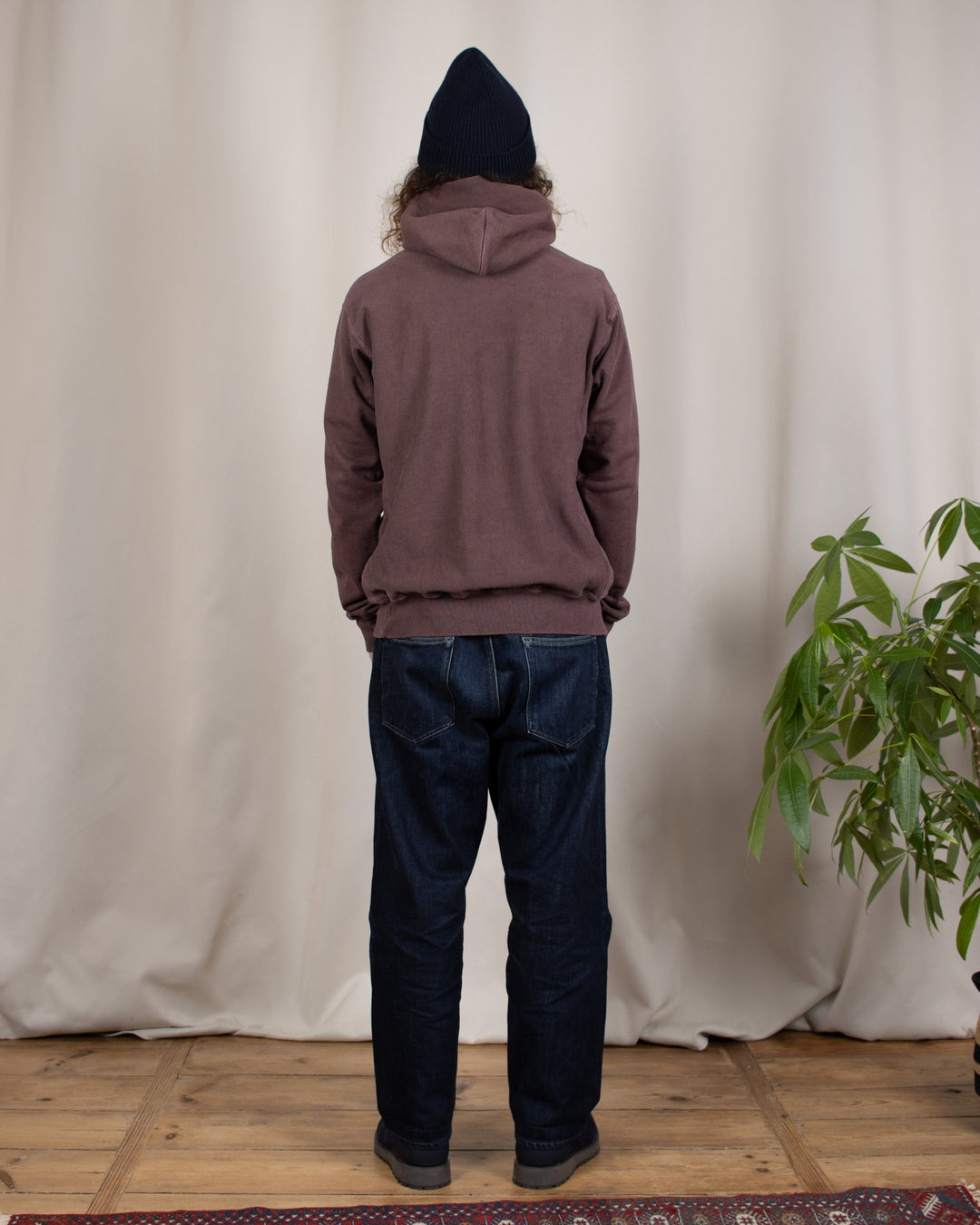 Heavy Pullover Hood Sweat P-Bordeaux