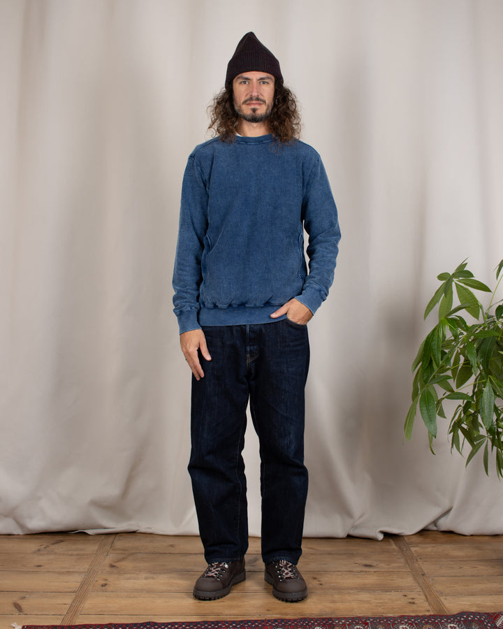 Heavy Crew Sweat Indigo