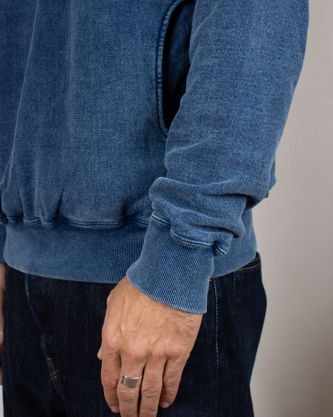 Heavy Crew Sweat Indigo