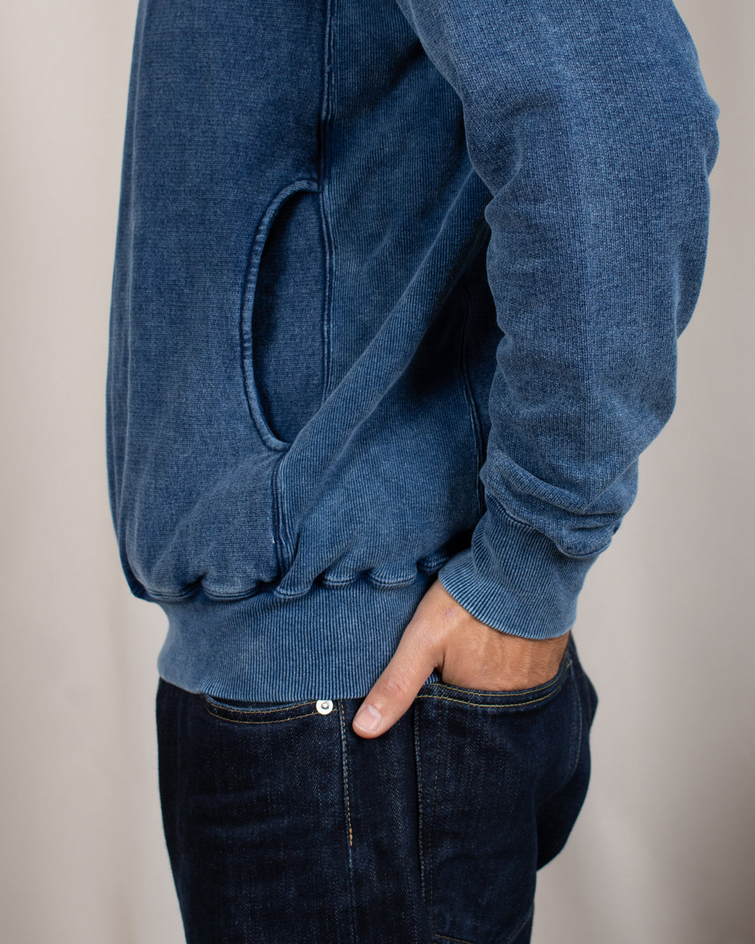 Heavy Crew Sweat Indigo